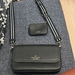 Kate Spade Black Crossbody Bag Rosie flap